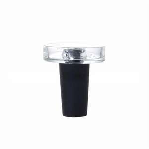 맞춤형 수제 붕규산 유리 물 담뱃대 그릇 투명 실리콘 내열성 Shisha 그릇 거울 기술 - Product Image 1