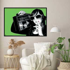 Póster Moderno Estilo Steez con Diseño de Boom Box para Decoración de Pared - Product Image 4