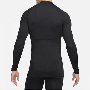 เสื้อรัดรูปแขนยาวระบายอากาศของผู้ชายเสื้อสแปนเด็กซ์ผ้าซับเหงื่อพิมพ์ลายพลัสไซส์สำหรับฤดูใบไม้ผลิ - Product Image 2