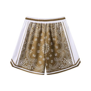 Respirant athlétique gym séchage rapide 100% polyester 5 pouces vêtements actifs personnalisé hommes Sublimation logo maille Shorts respirant - Product Image 4