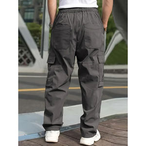 Nouveau 2025 – Qualité Supérieure, Léger, Ample, Polyvalent, Anti-plis, Taille Élastique, Couleur Unie, Décontracté, Extérieur, Respirant, 100% Coton - Product Image 5