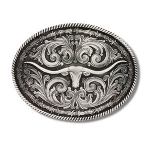 Hebillas de Cinturón de Metal Personalizadas al por Mayor, Estilo Vaquero, Dos Tonos, Aleación de Zinc Dorada, Hebilla de Cinturón de Moda para Hombre - Product Image 5