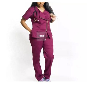 Ensemble de blouses médicales en tricot extensible 4 directions à séchage rapide, uniformes médicaux, hôpital, médecins, infirmières, femmes, hommes, clinique, sanitaire - Product Image 1