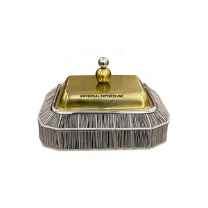 New Trending Metal Hotpot For Kuwait Qatar Saudi Hot Selling Tabletop <b>Dinnerware</b> Luxury metal food Warmer For Middle East - Product Image 4