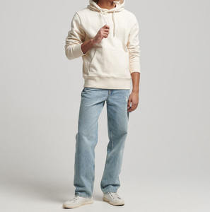 Men's Premium Quality Winter Double-Layered 100% Cotton Terry Fleece <b>Thermal</b> <b>Hoodie</b> Customized Logo Oversized Pullover Lined - Product Image 6