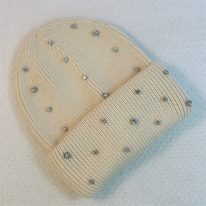 Personalised Casual Plain High Quality Wool and Cashmere Knitted Warm Winter Men <b>Women</b> Sports Beanie <b>Hats</b> - Product Image 4