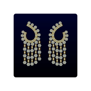 Pendientes de diamantes certificados IGI de oro amarillo de 6.50CT Natural de laboratorio de alta demanda, pureza de VVS-VS para joyería de fiesta de boda para mujer - Product Image 1
