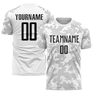 Kits de fútbol OEM con impresión de logotipo personalizado transpirable apto para UNIFORMES DE EQUIPO Jersey y pantalones cortos opciones de etiqueta privada - Product Image 3