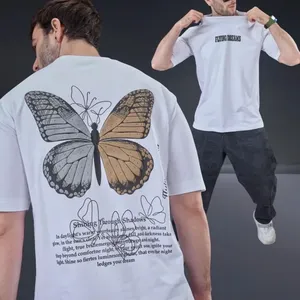 Chemise de sport pour homme à manches courtes de haute qualité été 2025, décontractée, 100% coton, coupe classique, couleur unie, respirante, séchage rapide, 300g - Product Image 5