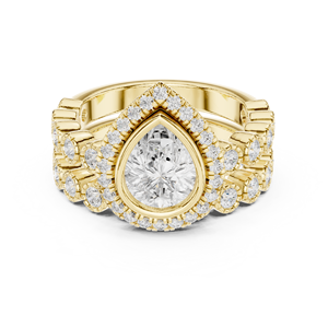 Bague en or 18 carats avec motif gravé - Product Image 5