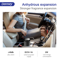 Dermey Car Aroma Diffuser pour porte-gobelet avec huiles essentielles rechargeables pour voiture et chambre à coucher