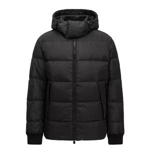 แจ็คเก็ต2024ขนเป็ดมีฮู้ดสำหรับผู้ชายเสื้อโค้ทแฟชั่นมีฮู้ดคอปกตั้งโลโก้ได้ตามต้องการสำหรับฤดูหนาว - Product Image 4