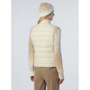 Gilet Invernale Bianco da Donna Galia, Collezione North Sails AC38 - Abbigliamento Casual Antivento con Collo Alto e Imbottitura in Poliestere - Product Image 3