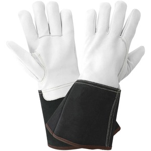 Vente chaude Gants de soudage en cuir de buffle de haute qualité Fabriqués sur mesure Sécurité Imperméable Antidérapant Logo privé Vente en gros Pas cher - Product Image 4