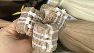 Vente en gros d'extensions de cheveux en bande Remy Extensions bande de toutes les couleurs extension de cheveux trame de peau Super qualité extrémité complète prix d'usine - Product Image 3