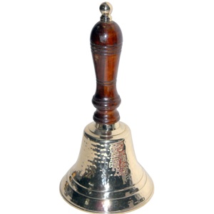 Campana de mano de decoración navideña con mango de madera, servicio de restaurante al por mayor, artículo decorativo para el hogar de alta calidad, nuevo diseño, producto superior - Product Image 4
