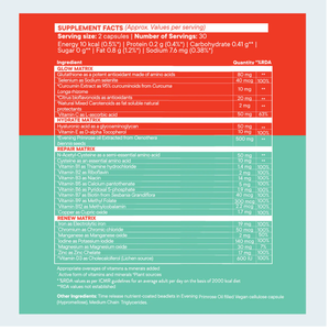 Vitaminas Avanzadas para Cabello, Piel y Uñas con Biotina, Colágeno y Ácido Hialurónico para un Brillo Saludable y Cabello y Uñas Fuertes - Product Image 2