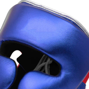 หมวกกันน็อคหนังสำหรับฝึกชกมวยระบายอากาศได้ดีมีสีใหม่ออกแบบได้ตามที่ต้องการ - Product Image 5