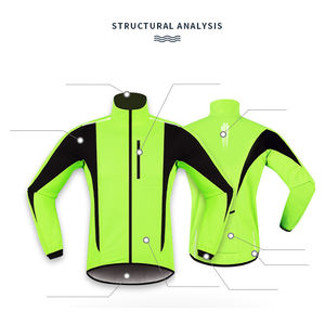 Vente en gros de veste sport unisexe pour hommes, veste softshell de motocross imperméable et élégante - Product Image 2