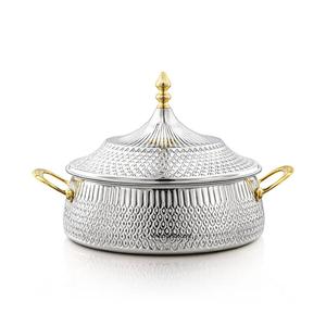 Top Seller Metal Food Warmer & Hotpot Casserole Stainless Steel With Silver and Golden Finished Casseroles for Kitchenware Use - Product Image 4
