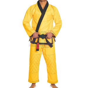 Conjuntos de Uniformes de BJJ Transpirables, Prenda Frontal de Poliéster/Algodón, Ropa de Artes Marciales, Kimono de Jiu Jitsu, Traje de Entrenamiento Flexible, Apto para - Product Image 1