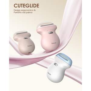 Afeitadora Eléctrica Portátil para Mujer con Doble Cuchilla Rotatoria, Resistente al Agua IPX6, para Piernas, Brazos y Zona del Bikini, Batería de Larga Duración - Product Image 1