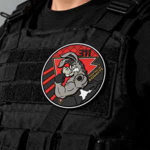 Insigne d'ailes volantes en caoutchouc souple 3D de patch PVC d'unité d'aviation allemande personnalisée pour vestes sacs uniformes et collectionneurs - Product Image 6