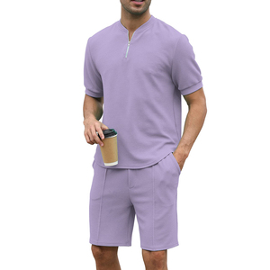 Nueva ropa activa profesional cómoda Etiqueta Privada conjunto de dos piezas ropa activa Hombre Pantalones cortos conjunto ropa deportiva gimnasio Fitness conjunto - Product Image 1