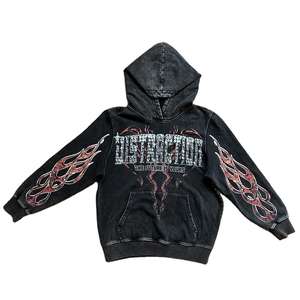 Nouveauté 2026 Survêtement personnalisé en coton respirant, délavé à l'acide, effet vintage, pour femme, grande taille - Product Image 2