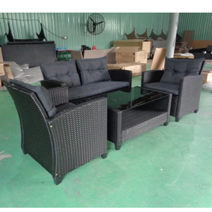 Langet 4 pièces ensemble canapé en osier Design moderne sécurité de haute qualité emballé dans la boîte en carton fabrication du Vietnam - Product Image 1