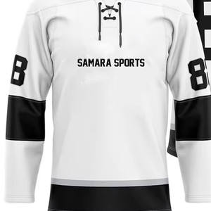 Vente en gros, maillot de hockey sur glace professionnel personnalisé, maillot sublimation de votre numéro de nom pour les jeunes et les adultes - Product Image 3