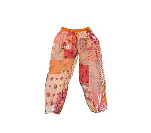 Pantalones harén de retazos unisex con cintura elástica Ropa de festival de verano para todas las estaciones con bolsillos-Venta al por mayor para hombres y mujeres - Product Image 5