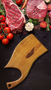 เขียงไม้อะคาเซียทรงสี่เหลี่ยมผืนผ้าเขียงไม้สำหรับหั่นชีสบอร์ดเสิร์ฟสำหรับห้องครัวที่บ้านขายส่งงานฝีมือตามธรรมชาติ - Product Image 2