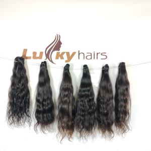 Paquets de cheveux humains vierges crus Vietnam cuticule alignée Remy cheveux lâche vague profonde Curl HD sans dentelle faible perte Extensions indiennes - Product Image 2