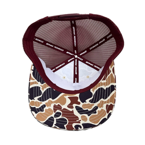 Chapeaux de camionneur Camo personnalisés de haute qualité avec logo tissé Patch brodé Logo 3D Casquettes de camionneur quantité minimale de commande bas Casquette de sport pour une utilisation en extérieur - Product Image 5