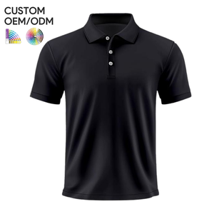 เสื้อเชิ้ตแขนสั้นผู้ชายพรีเมียม ผ้าถักเนื้อนุ่ม ระบายอากาศได้ดี |   โลโก้แบบกำหนดเอง ผ้าฝ้าย 100% รับผลิตแบบ OEM/ODM สำหรับชุดลำลองและชุดทำงาน - Product Image 1