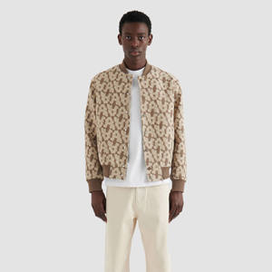 Chaqueta de bombardero de lana personalizable para hombre, prendas de vestir exteriores de alta calidad y de moda, perfectas para ropa informal y pedidos a granel - Product Image 1