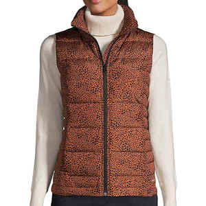 Gilet matelassé à capuche pour homme, nouveau design 2025, toile décontractée, hiver, doublure en polaire fine, fermeture éclair, impression personnalisée - Product Image 4
