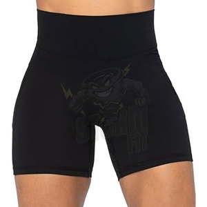 Short de Yoga pour femme Short pêche multicolore Taille haute Séchage rapide Scrunch Butt Lifting Short Femme Sans couture Scrunch Yoga - Product Image 4
