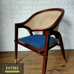 Silla de ratán con respaldo Curvo - Product Image 4