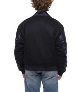 Prix de gros personnalisé, nouvelle mode, blouson aviateur en nylon pour le baseball et l'hiver pour hommes, blouson aviateur à doublure imprimée personnalisée - Product Image 2
