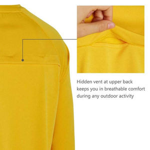 Alta calidad verano Casual manga larga poliéster Spandex UPF 50 + protección solar rendimiento estampado cuello diseño bajo MOQ satén venta - Product Image 5