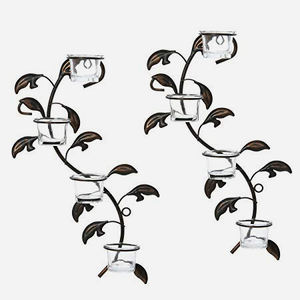 Wrought Iron Scroll Candle Holders - Product Image 5
