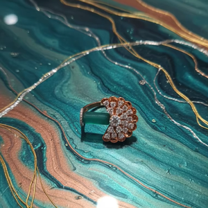 Premium Quality Classic 925 Sterling Silver Moissanite Diamond With Uniq <b>Ring</b> - Product Image 1