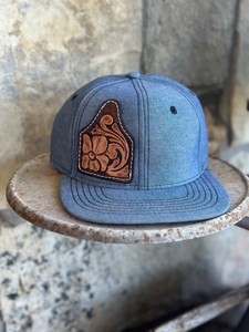 Haute qualité meilleur cuir camionneur chapeau concepteur usiné à la main Western Flatbill Style unisexe meilleures idées cadeaux - Product Image 2