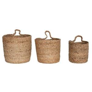 Vente chaude en ligne Ensemble de paniers en jute Ensemble de 2 paniers en jonc de mer pour la cuisine et la chambre à coucher Logo privé - Product Image 3