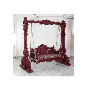Vintage & Antique Decorative Royal Carved Solid Wood premium quality farmhouse display swing