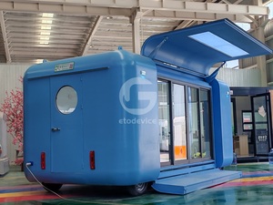 Remorque alimentaire mobile attrayante, camion alimentaire électrique avec auvent, chariot de restauration commercial pour café et snack-<span class=keywords><strong>bar</strong></span> - Product Image 6