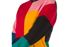 Sudaderas bloqueadas de Color con cuello redondo para mujer, ropa de calle a la moda para invierno - Product Image 3