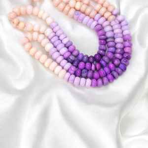 Perles disco multi-opales naturelles brin 7mm-10mm perles rondes lisses de pierres précieuses en vrac pour la fabrication de bijoux en vrac approvisionnement en gros Inde - Product Image 3